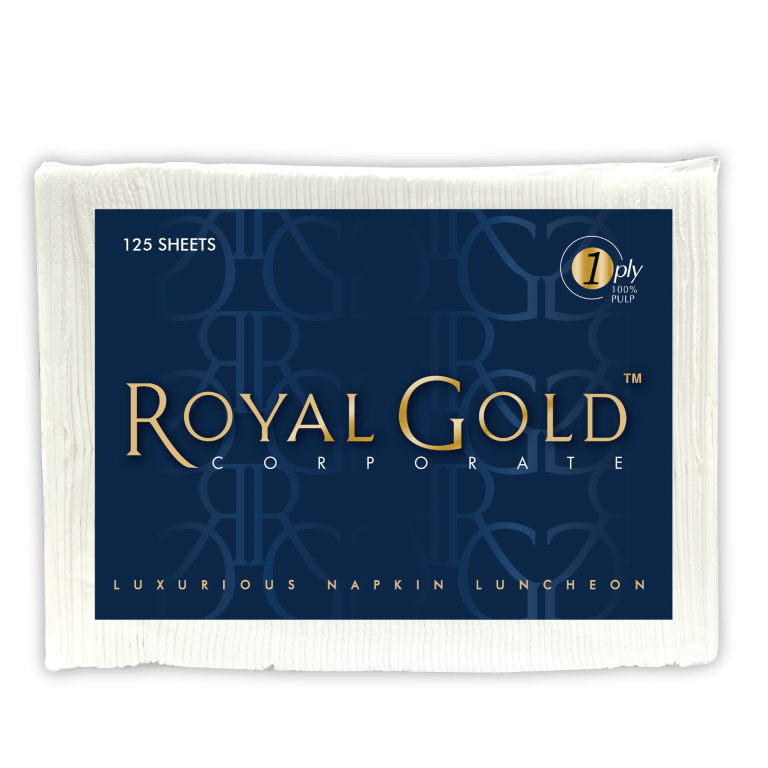 Royal Gold Corporate Luncheon Napkin, 1 ply