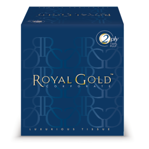 Royal Gold Corporate Facial Tissue, Cube