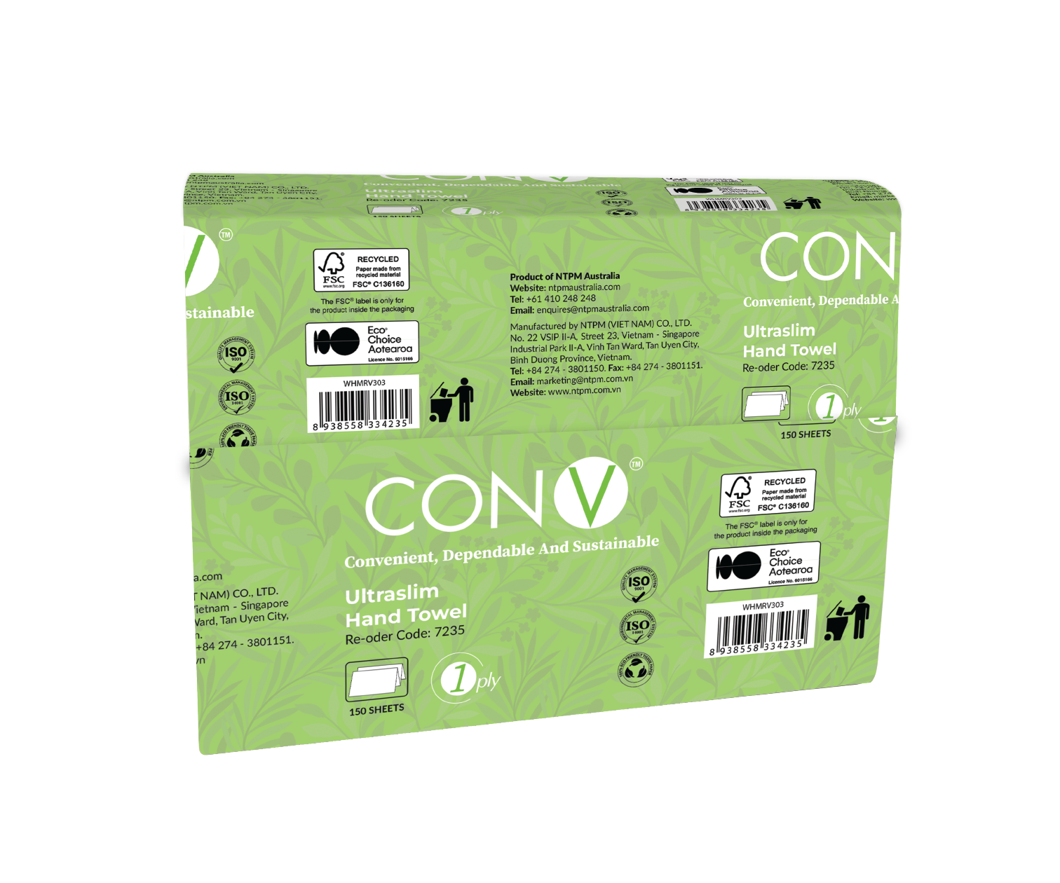 ConV Ultraslim Hand Towel