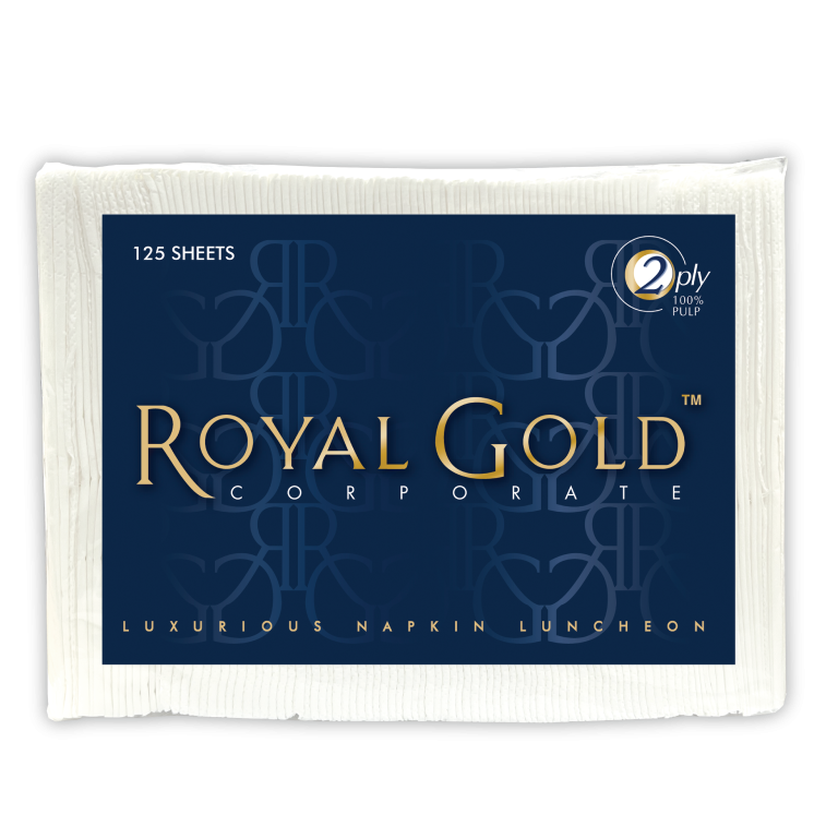 Royal Gold Corporate Dinner Napkins, 2 ply