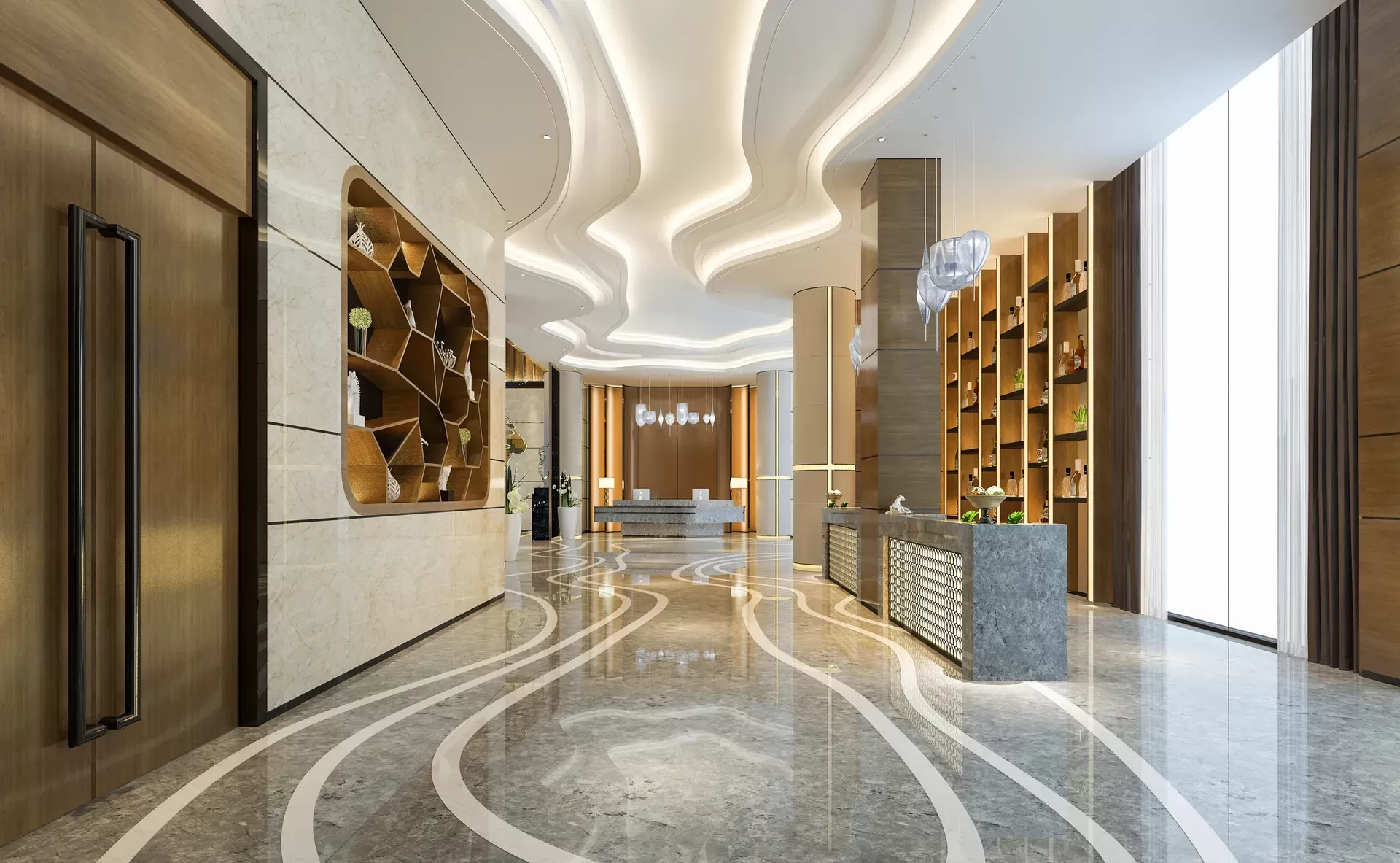 Premium hotel interior